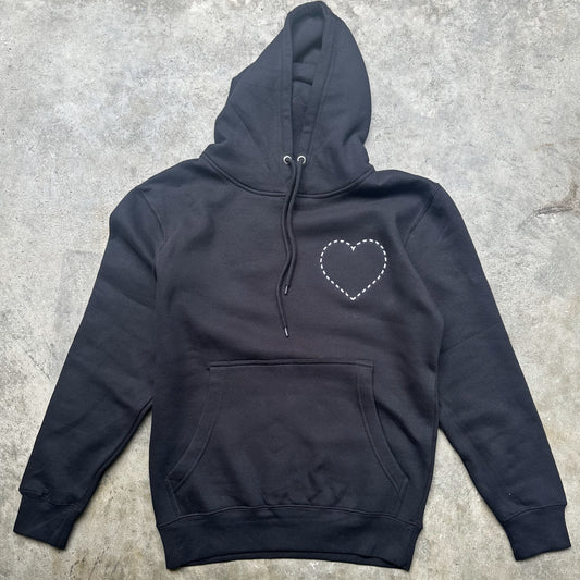 Stitched Heart Premium Hoodie